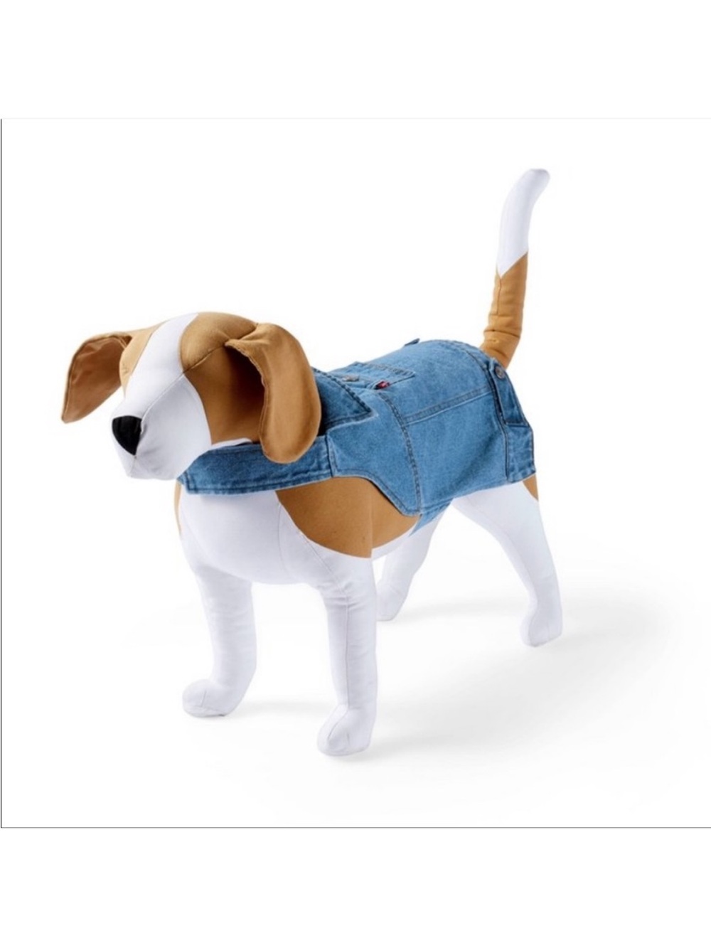Levi's Blue Denim Dog Vest Jacket